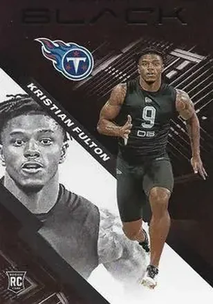 2020 Panini Black #146 - Kristian Fulton - Tennessee Titans