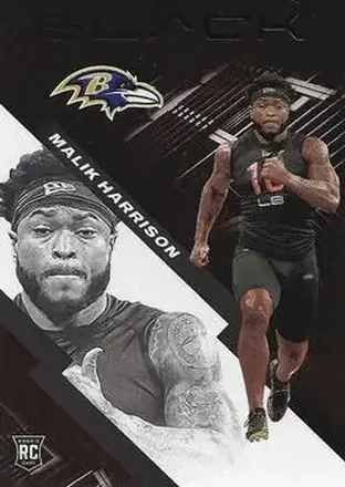 2020 Panini Black #176 - Malik Harrison - Baltimore Ravens