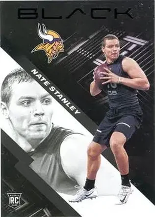 2020 Panini Black #181 - Nate Stanley - Minnesota Vikings