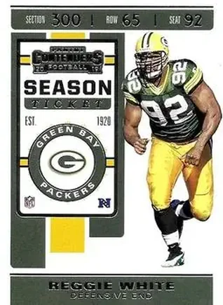 2019 Panini Contenders #2 - Reggie White - Green Bay Packers