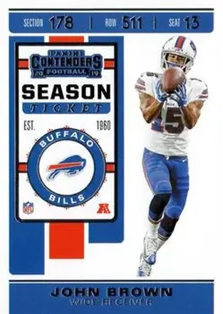 2019 Panini Contenders #4 - John Brown - Buffalo Bills
