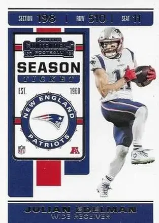 2019 Panini Contenders #11 - Julian Edelman - New England Patriots