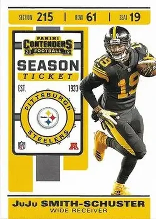 2019 Panini Contenders #22 - JuJu Smith-Schuster - Pittsburgh Steelers