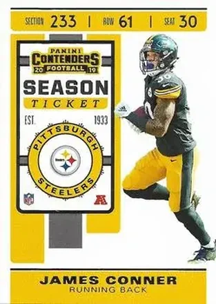 2019 Panini Contenders #23 - James Conner - Pittsburgh Steelers