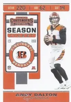 2019 Panini Contenders feature card