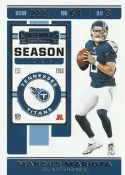 2019 Panini Contenders feature card