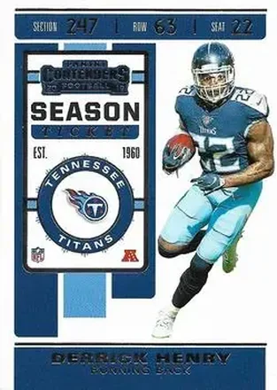 2019 Panini Contenders #28 - Derrick Henry - Tennessee Titans
