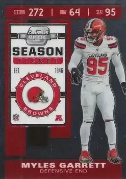 2019 Panini Contenders Optic feature card