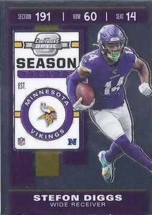 2019 Panini Contenders Optic #57 - Stefon Diggs - Minnesota Vikings
