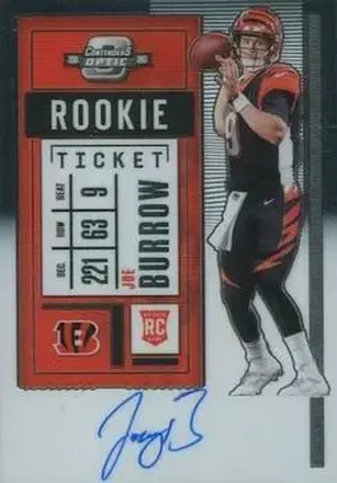 2020 Panini Contenders Optic #101 - Joe Burrow - Cincinnati Bengals