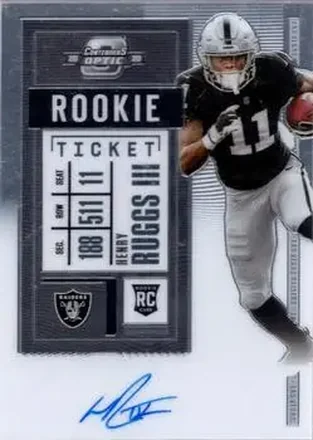 2020 Panini Contenders Optic #105 - Henry Ruggs III - Las Vegas Raiders
