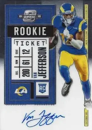 2020 Panini Contenders Optic #124 - Van Jefferson - Los Angeles Rams