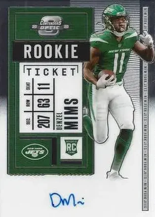 2020 Panini Contenders Optic #125 - Denzel Mims - New York Jets