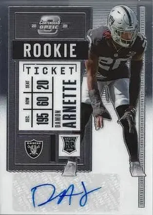 2020 Panini Contenders Optic #152 - Damon Arnette - Las Vegas Raiders