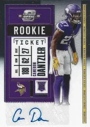2020 Panini Contenders Optic #170 - Cameron Dantzler - Minnesota Vikings