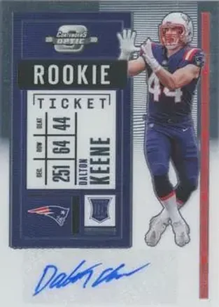2020 Panini Contenders Optic #173 - Dalton Keene - New England Patriots