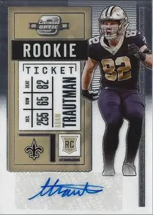 2020 Panini Contenders Optic #174 - Adam Trautman - New Orleans Saints