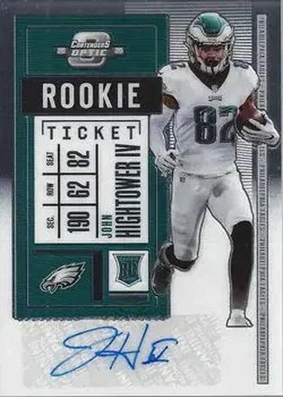 2020 Panini Contenders Optic #187 - John Hightower IV - Philadelphia Eagles