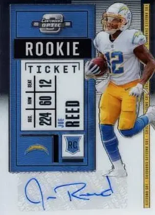 2020 Panini Contenders Optic #188 - Joe Reed - Los Angeles Chargers