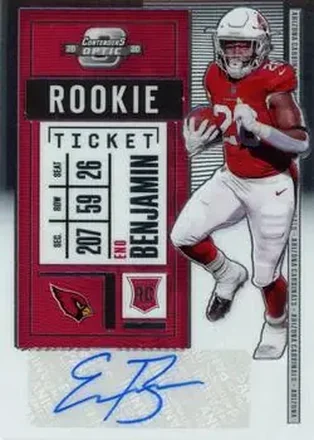 2020 Panini Contenders Optic #197 - Eno Benjamin - Arizona Cardinals