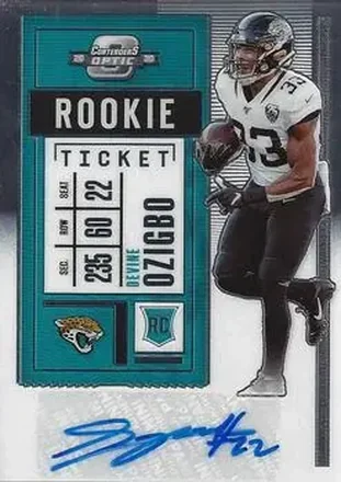 2020 Panini Contenders Optic #198 - Devine Ozigbo - Jacksonville Jaguars