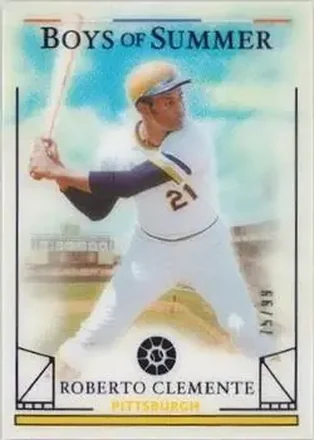 2024 Panini Boys of Summer - Blue #25 - Bob Clemente - Pittsburgh Pirates