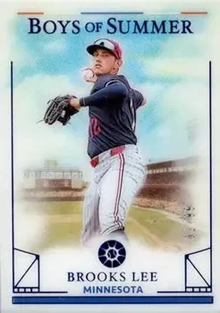 2024 Panini Boys of Summer - Blue #52 - Brooks Lee - Minnesota Twins