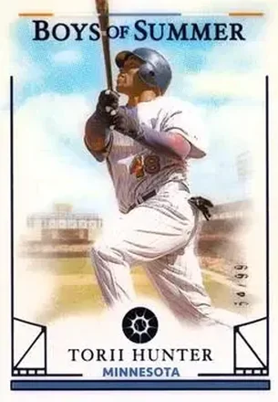 2024 Panini Boys of Summer - Blue #59 - Torii Hunter - Minnesota Twins