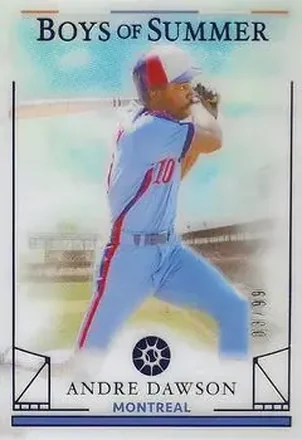 2024 Panini Boys of Summer - Blue #71 - Andre Dawson - Montreal Expos