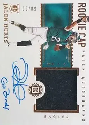 2020 Panini Encased #114 - Jalen Hurts - Philadelphia Eagles