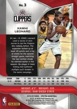 Back of Kawhi Leonard