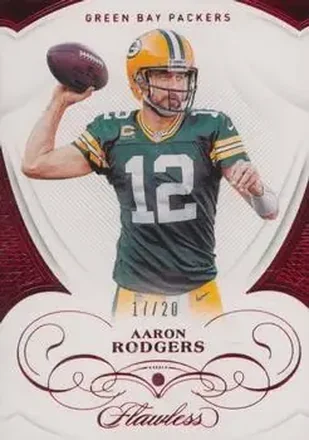 2019 Panini Flawless #25 - Aaron Rodgers - Green Bay Packers