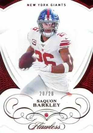 2019 Panini Flawless #45 - Saquon Barkley - New York Giants
