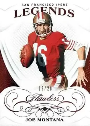 2019 Panini Flawless #71 - Joe Montana - San Francisco 49ers