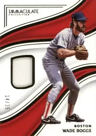 2023 Panini Immaculate Collection #123 - Wade Boggs - Boston Red Sox