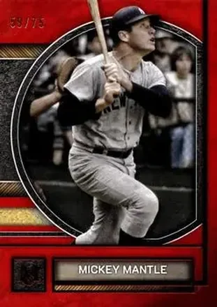 2025 Topps Museum Collection - Ruby #71 - Mickey Mantle - New York Yankees
