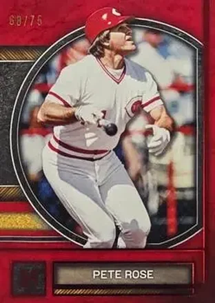 2025 Topps Museum Collection - Ruby #80 - Pete Rose - Cincinnati Reds