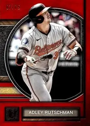 2025 Topps Museum Collection - Ruby #95 - Adley Rutschman - Baltimore Orioles