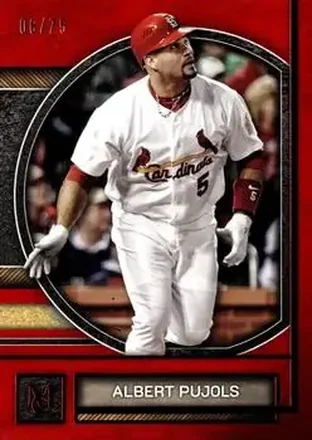 2025 Topps Museum Collection - Ruby #96 - Albert Pujols - St. Louis Cardinals