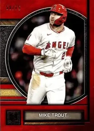2025 Topps Museum Collection - Ruby #100 - Mike Trout - Los Angeles Angels