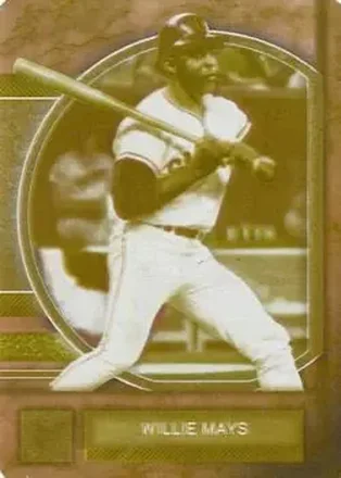 2025 Topps Museum Collection - Printing Plates Yellow #18 - Willie Mays - San Francisco Giants