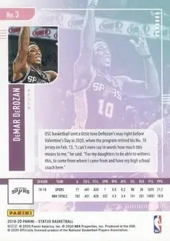 Back of DeMar DeRozan