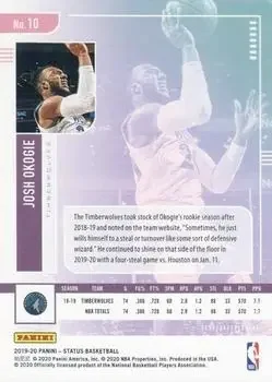 Back of Josh Okogie