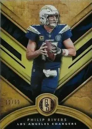 2019 Panini Gold Standard #50 - Philip Rivers - Los Angeles Chargers