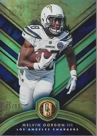 2019 Panini Gold Standard #52 - Melvin Gordon III - Los Angeles Chargers