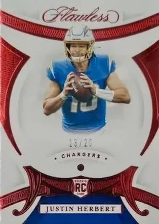 2020 Panini Flawless #103 - Justin Herbert - Los Angeles Chargers