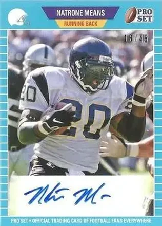 2021 Pro Set Sports - Light Blue #PSA-NM1 - Natrone Means