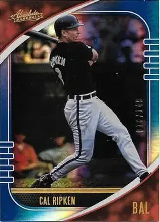 2021 Panini Absolute - Spectrum Blue #92 - Cal Ripken - Baltimore Orioles