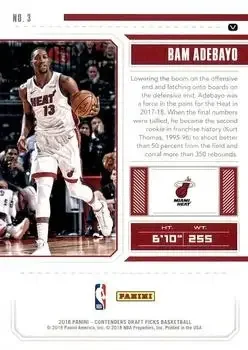 Back of Bam Adebayo