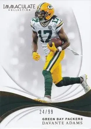 2019 Panini Immaculate Collection #38 - Davante Adams - Green Bay Packers